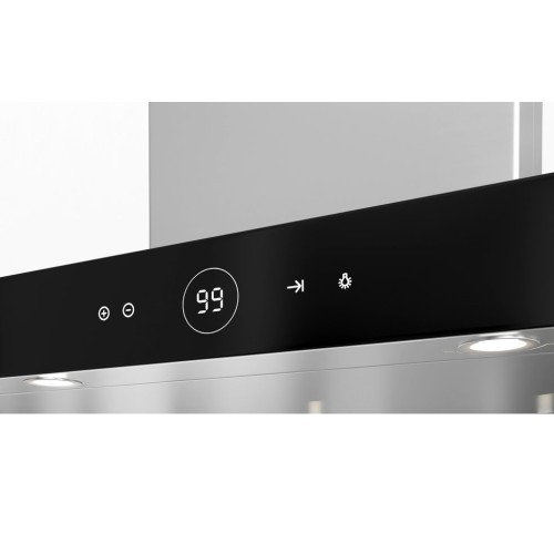 Teka Απορροφητήρας Νησίδα DPL ISLA 1185 (110cm) Ανοξείδωτο/Μαύρο κρύσταλλο