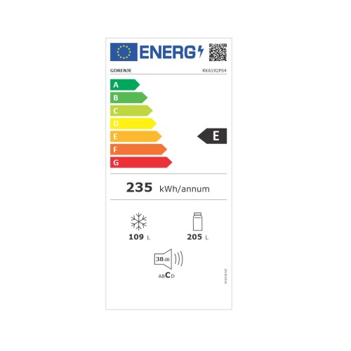 Gorenje Ψυγειοκαταψύκτης RK6192PS4 FrostLess 331Lt