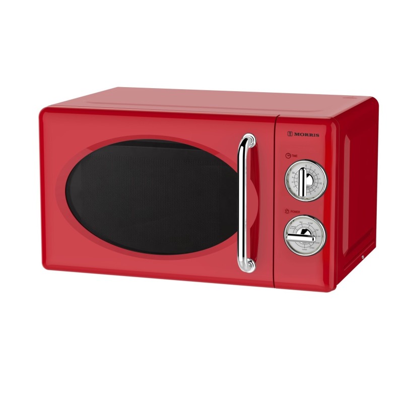 Morris Φούρνος Μικροκυμάτων MWRS-20700R Retro Red