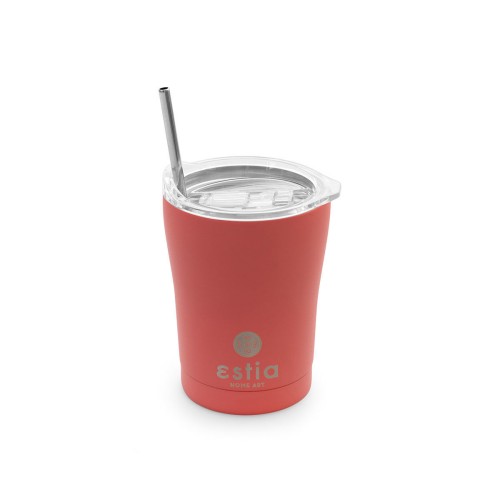 Estia Θερμός Coffee Mug Save The Aegean Fusion Coral 350ml 01-12199
