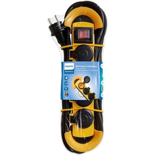 Philips Πολύπριζο 4 θέσεων SPN5140YC/GRS (1135100-0002)