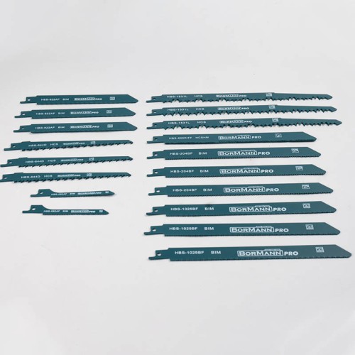 Bormann Σετ Λάμες Σπαθοσέγας BHT1640 Pro 18τμχ