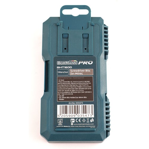 Bormann Σετ Μύτες και Αντάπτορας BHT1600 Pro 100τμχ