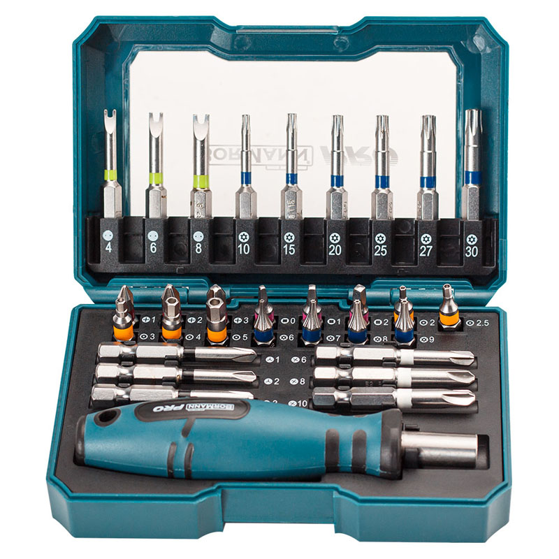 Bormann Σετ Κατσαβίδι και Μύτες BHT1590 Pro 31τμχ