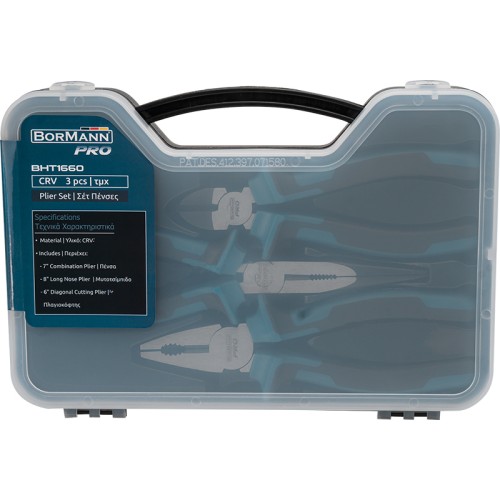 Bormann Σετ Πένσες BHT1660 Pro 3τμχ