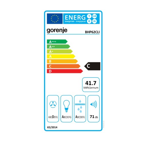 Gorenje Απορροφητήρας Συρόμενος BHP62CLI (731612) 60cm
