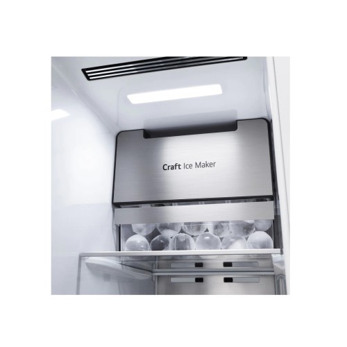 LG Ψυγείο Ντουλάπα GSXV90MCDE Total No Frost 635lt Matte Black Steel