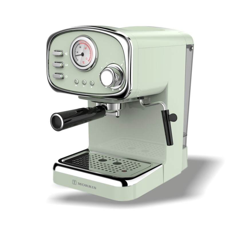 Morris Μηχανή Espresso Retro R20807EMG Light Green