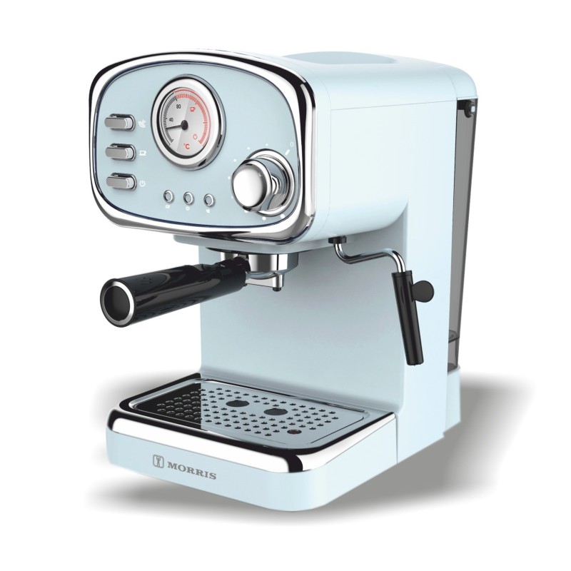 Morris Μηχανή Espresso Retro R20809EMB Light Blue