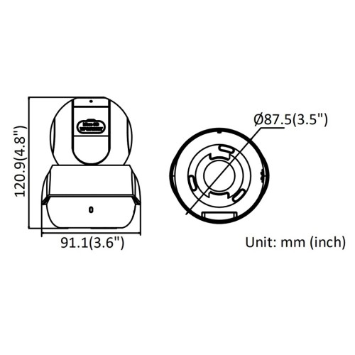 Hikvision Smart Wi-Fi Camera HiWatch Q1 HWC-P120-DW