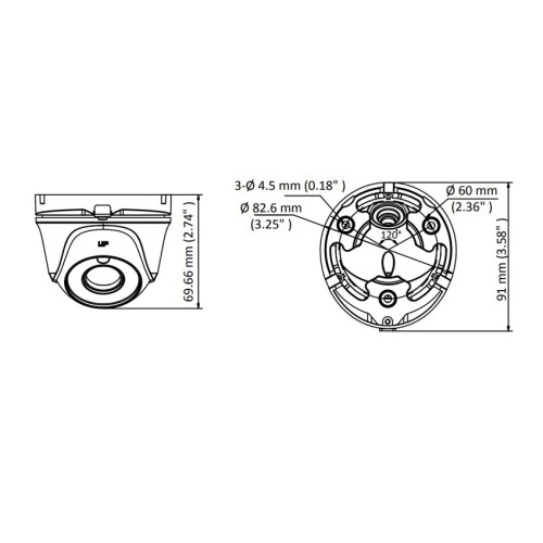 Hikvision Υβριδική Κάμερα HiWatch HWT-T140-M