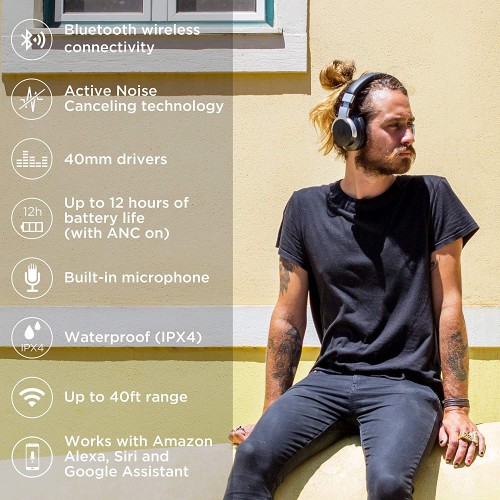 Motorola Ακουστικά Bluetooth Escape 500 ANC (910005) Μαύρα