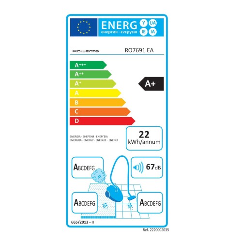 Rowenta Ηλεκτρική Σκούπα Silence Force Cyclonic RO7253