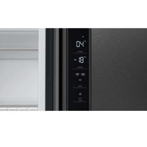 Bosch Ψυγείο Ντουλάπα KFN96AXEA No Frost 605lt Black Stainless Steel