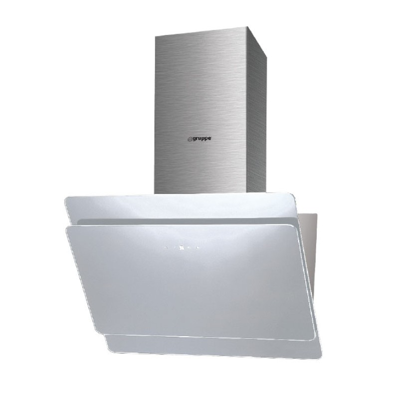 Gruppe Απορροφητήρας Τζάκι Kalos S-6008-C05-M13-900 White 90cm