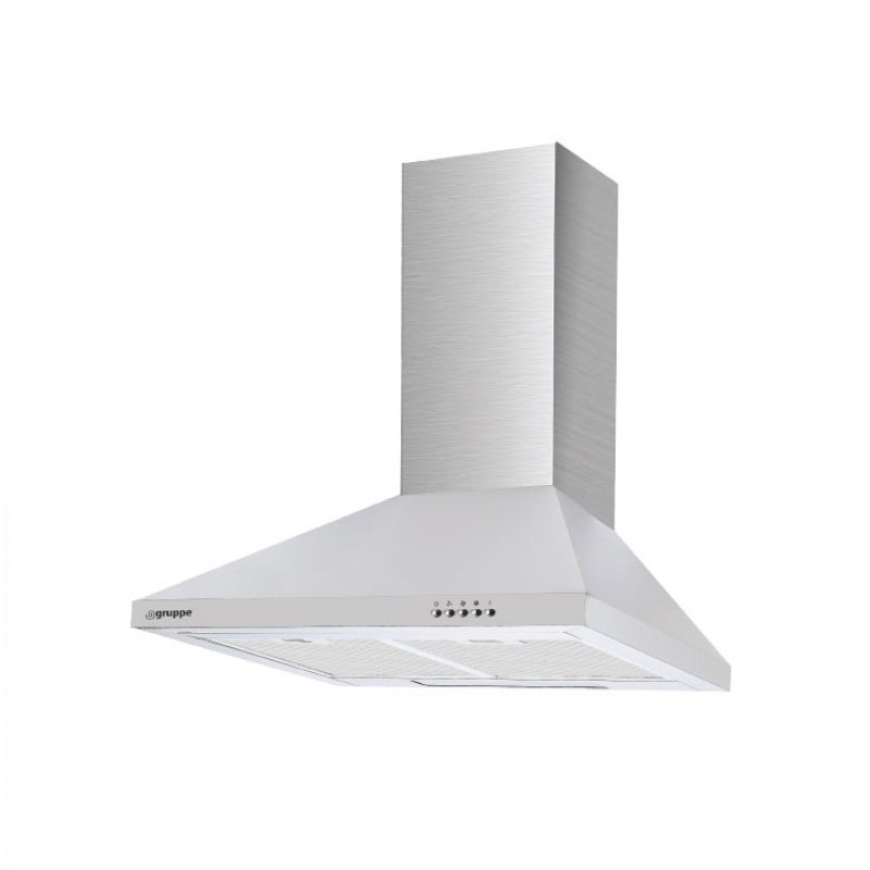 Gruppe Απορροφητήρας Τζάκι Ombrello S-1001D-Α01-M13-600 Inox 60cm