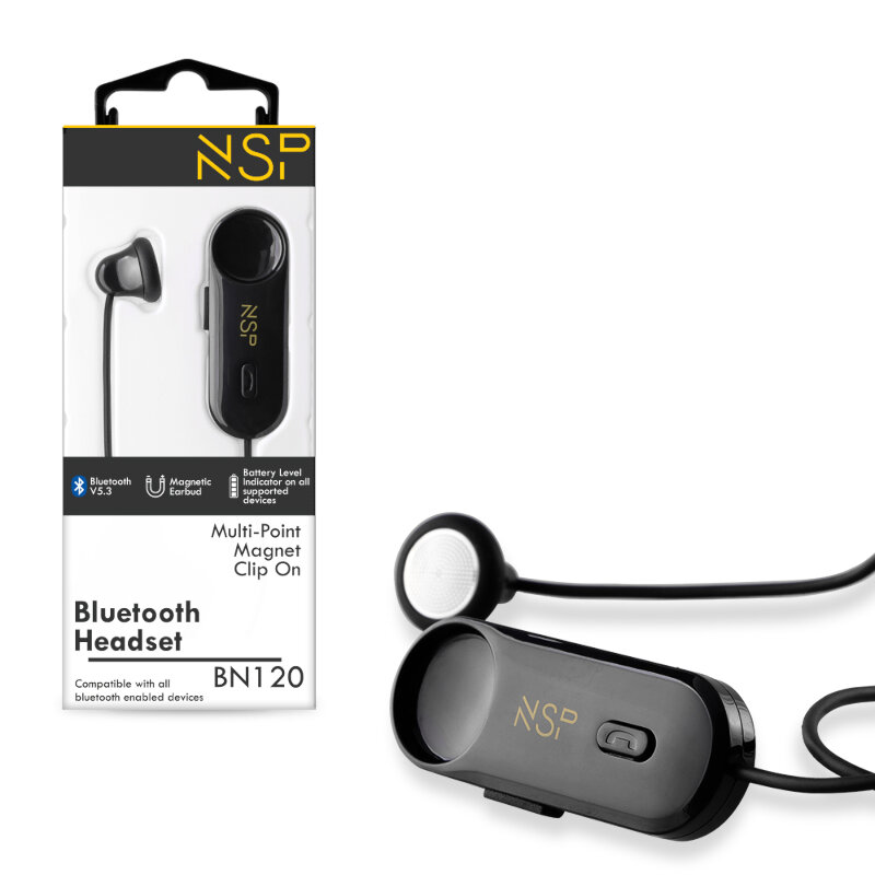NSP  Ακουστικά Bluetooth Handsfree BN120 (15191-0006)