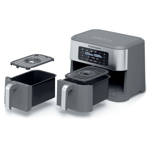 Rohnson Φριτέζα Αέρος R-2844 8.5lt (4.25L + 4.25L)