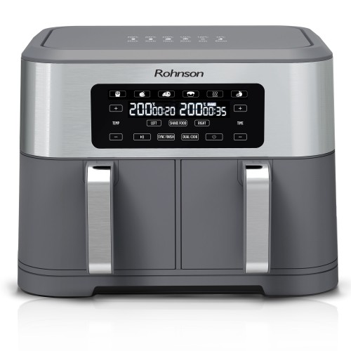 Rohnson Φριτέζα Αέρος R-2844 8.5lt (4.25L + 4.25L)