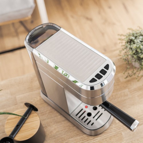 First Austria Μηχανή Espresso FA-5476-3 (199203-0026) 1450W Πίεσης 15bar Ασημί