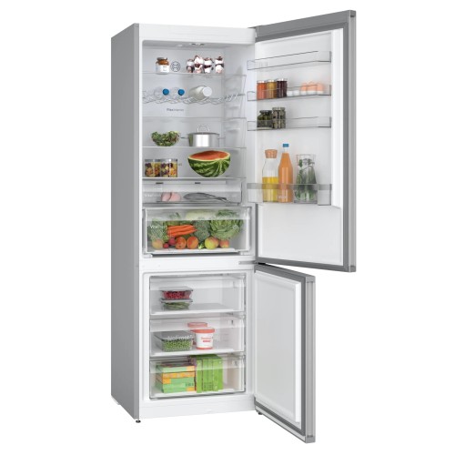 Bosch Ψυγειοκαταψύκτης KGN497LDF Full No Frost 440lt Inox Look