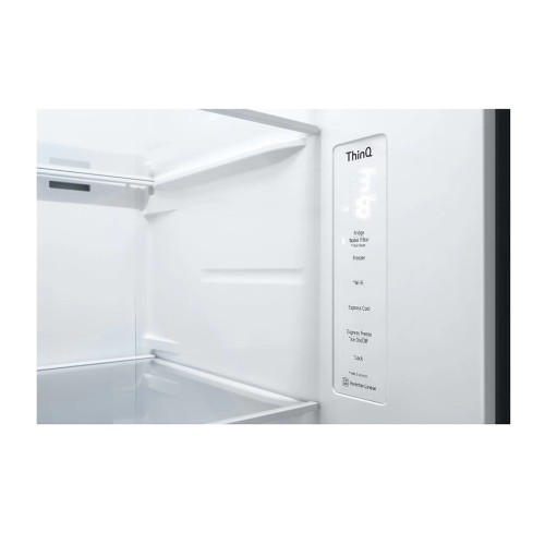 LG Ψυγείο Ντουλάπα GSLV70PZTE Total No Frost 635lt Platinum Silver