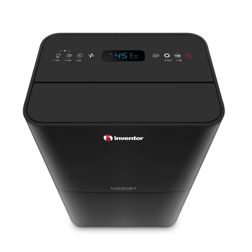 Inventor Αφυγραντήρας Comfort CF-WUHIB-20L Black Με Ιονιστή και WiFi (20lt/24h)