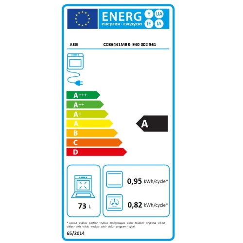 AEG Κεραμική Κουζίνα CCB6441MBB 