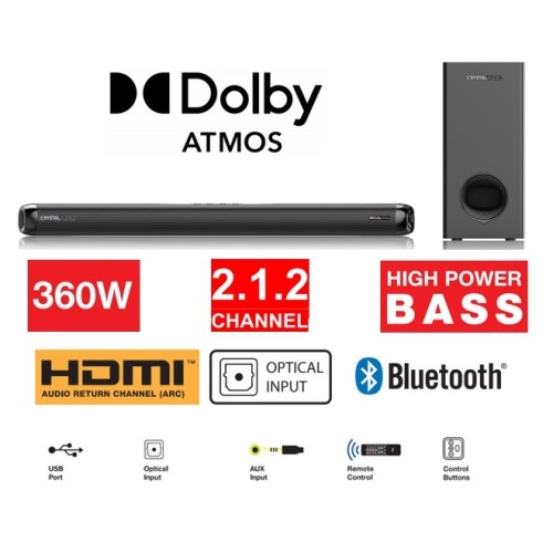 Crystal Audio Soundbar CASB360 (381160)