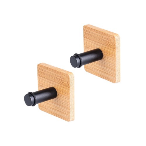 Estia Κρεμάστρα Επιτοίχια Μονή Bamboo Essentials 02-12793 (2Τμχ)