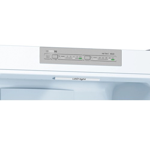 Pitsos Ψυγειοκαταψύκτης PKNB39VIDT Full No Frost 368lt Inox