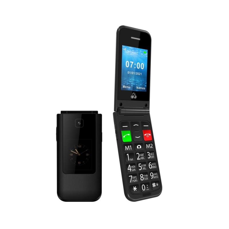 Powertech Κινητό Τηλέφωνο Sentry Dual II PTM-23 Μαύρο