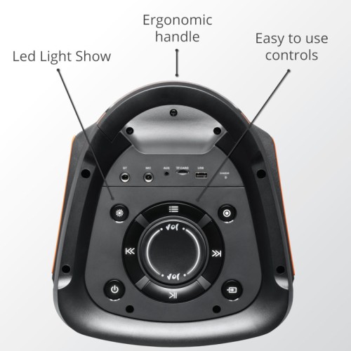 Akai Φορητό Ηχείο Bluetooth Party Box 810 (110582-0105)