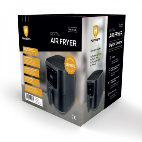 HomeVero Φριτέζα Αέρος HV-AF5.5 5.3lt