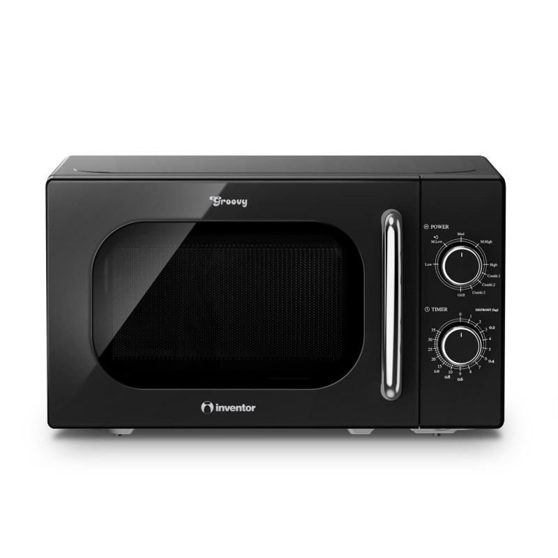 Inventor Φούρνος Μικροκυμάτων Groovy MWOR-20LB Μαύρος