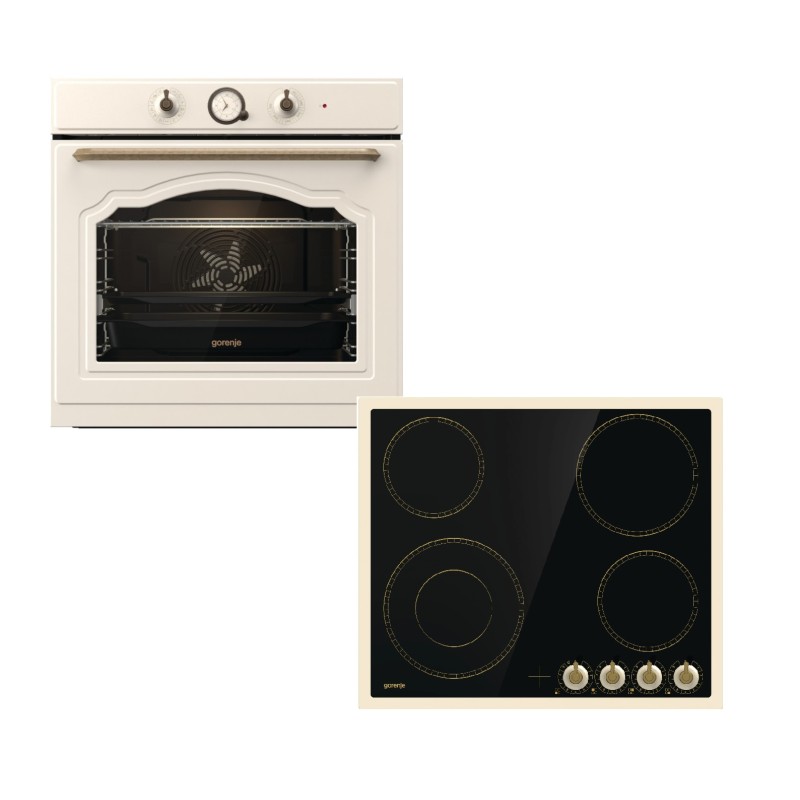Gorenje Σετ Φούρνος BOS67372CLI + Εστία EC642CLI