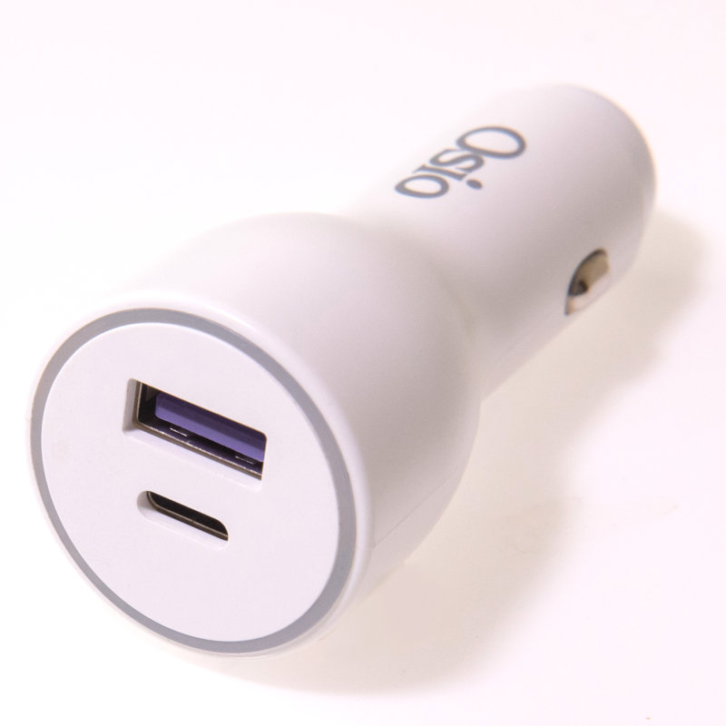  Osio OTU-5913W Διπλός φορτιστής αυτοκινήτου Fast Charge με USB Type-C και USB Type-A 36 W - 194305-0002