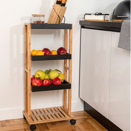 Estia Τρόλει Κουζίνας Bamboo 01-13035 40x30x88cm