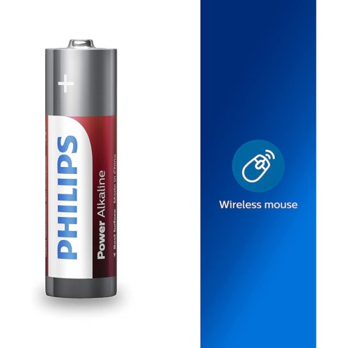 Philips Αλκαλικές Μπαταρίες Power Alkaline LR036G40W/GRS Υψηλής Απόδοσης 40τμχ (AAx24τμχ & ΑΑΑx16τμχ)