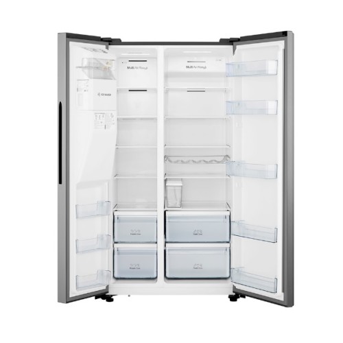 Hisense Ψυγείο Ντουλάπα RS694N4TIE Νo Frost 562Lt Inox