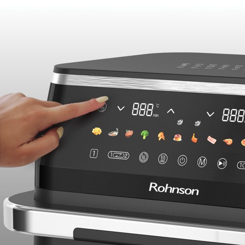 Rohnson Φριτέζα Αέρος R-28019 9lt Μαύρο