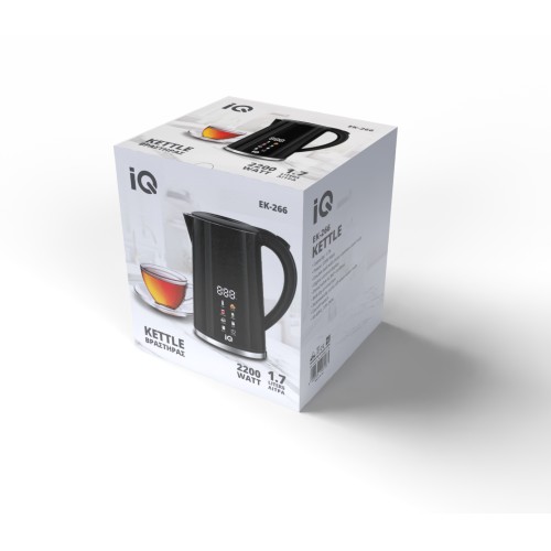 IQ Βραστήρας EK-266 1.7lt 2200W Black
