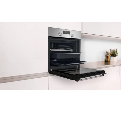 Pitsos Εντοιχιζόμενος Φούρνος Ανω πάγκου PH10M40X2 66lt Π59.4εκ. Inox