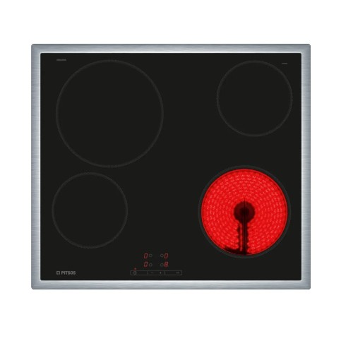 Pitsos Σετ Εντοιχιζόμενος Φούρνος PH10M40X2 + Εστία αυτόνομη κεραμική CRE645S06