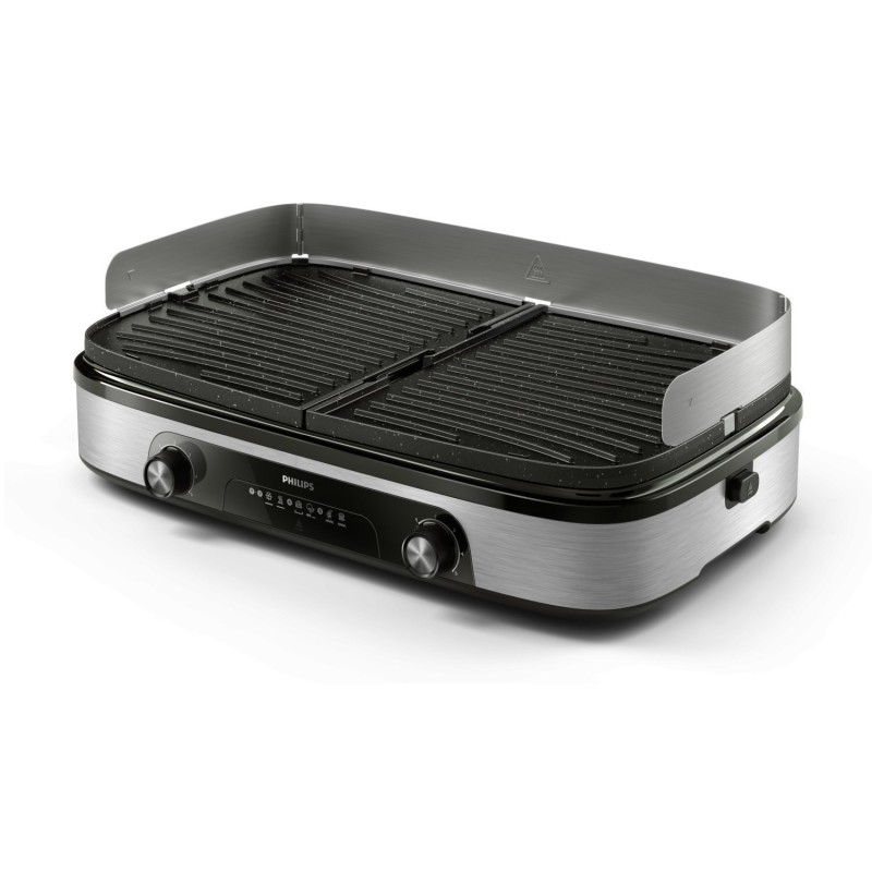 Philips Ηλεκτρική Ψησταριά BBQ HD6222/90 2400W με Ρυθμιζόμενο Θερμοστάτη
