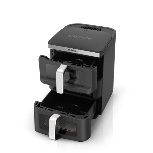 Rohnson Φριτέζα Αέρος Double Stack Air Fryer R-2892 με 2 Αποσπώμενους Κάδους 10lt