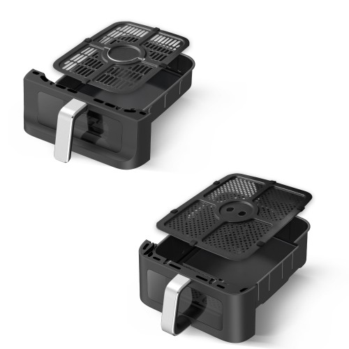 Rohnson Φριτέζα Αέρος Double Stack Air Fryer R-2892 με 2 Αποσπώμενους Κάδους 10lt