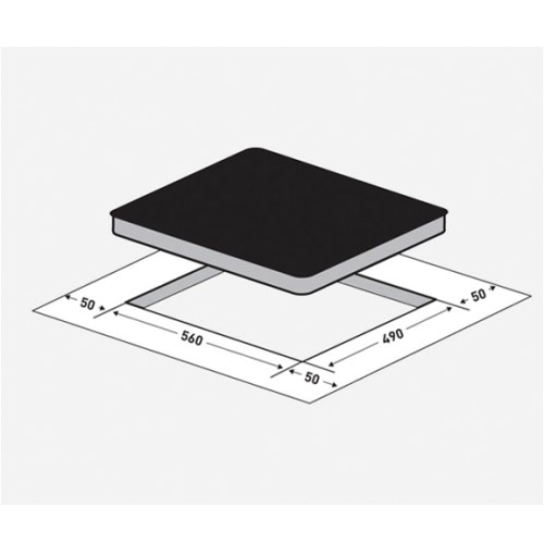 Davoline Σετ Φούρνος Ανω Πάγκου DSBO 8004 + Εστία Κεραμική BVC 6005