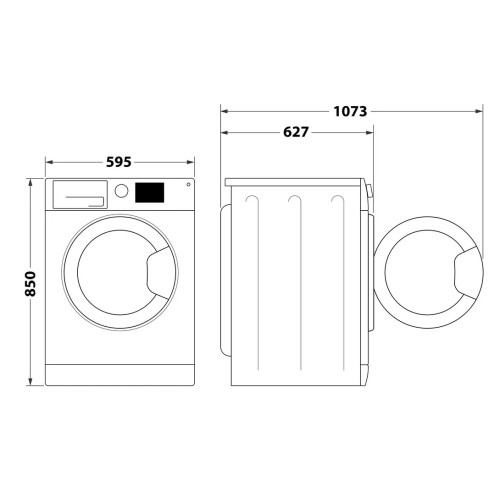 Whirlpool Πλυντήριο Ρούχων FFB9479BVEE 9kg 1400 Στροφών