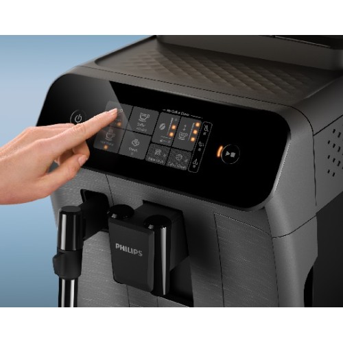 Philips Μηχανή Espresso EP0824/00 Μαύρη Με Ενσωματωμένο Μύλο Αλεσης